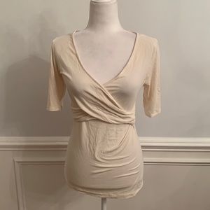 Banana Republic Cream Colored Shirt Size Medium